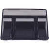 Lorell Mesh Laptop Stand - 3.50'' Height x 13'' Width x 11.50'' Depth - Desktop - Steel, Metal - Black