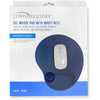 Compucessory Gel Mouse Pads - 9'' x 10'' x 1'' Dimension - Blue - Gel - 1 Pack