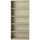 Lorell Fortress Series Bookcase - 34.5'' x 13'' x 72'' - 6 x Shelf(ves) - Putty - Powder Coated - Steel - Recycled