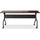 Lorell Flip Top Training Table - Rectangle Top - Four Leg Base - 4 Legs x 72'' Table Top Width x 23.60'' Table Top Depth - 29.50'' Height x 28.70'' Width x 23.63'' Depth - Assembly Required - Cherry - Mela
