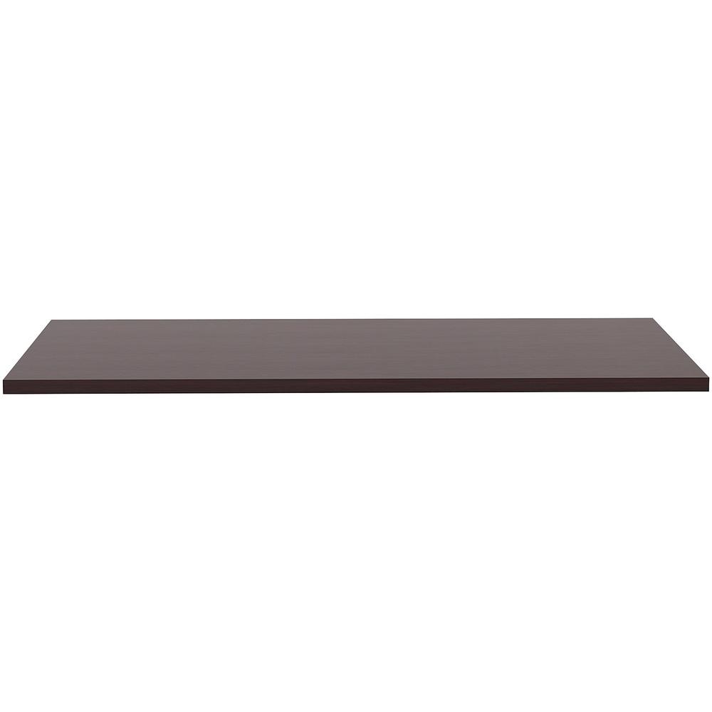 Lorell Training Tabletop - Espresso Rectangle, Laminated Top - Adjustable Height - 48'' Table Top Length x 24'' Table Top Width x 1'' Table Top Thickness - Assembly Required - 1 Each