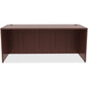 Lorell Essentials Series Rectangular Desk Shell - 72'' x 30''29.5'' Desk, 0.1'' Edge - Material: Laminate - Finish: Mahogany