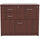 Lorell Essentials Series Box/Box/File Lateral File - 1'' Side Panel, 0.1'' Edge, 35.5'' x 22''29.5'' Lateral File - 4 x Box, File Drawer(s) - Mahogany Laminate Table Top - Versatile, Ball Bearing Glide, Dr
