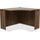 Lorell Essentials Series Corner Desk - 42'' x 29.5''24'' Desk, 0.1'' Edge - Material: Metal - Finish: Walnut, Laminate
