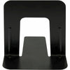 Business Source Heavy-gauge Steel Book Supports - 5.25'' Height x 5'' Width x 4.75'' Depth - Desktop - Non-skid Base, Scratch Resistant, Stain Resistant - Black - Steel - 2/Pair - 6 / Box