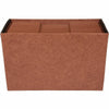 Business Source Legal Recycled Expanding File - 8 1/2'' x 14'' - 21 Pocket - Brown - 30% Recycled - 1 Each