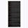 Lorell Fortress Series Bookcase - 34.5'' x 13''72'' - 5 Shelve(s) - Material: Steel - Finish: Charcoal, Powder Coated - Adjustable Shelf, Welded, Durable