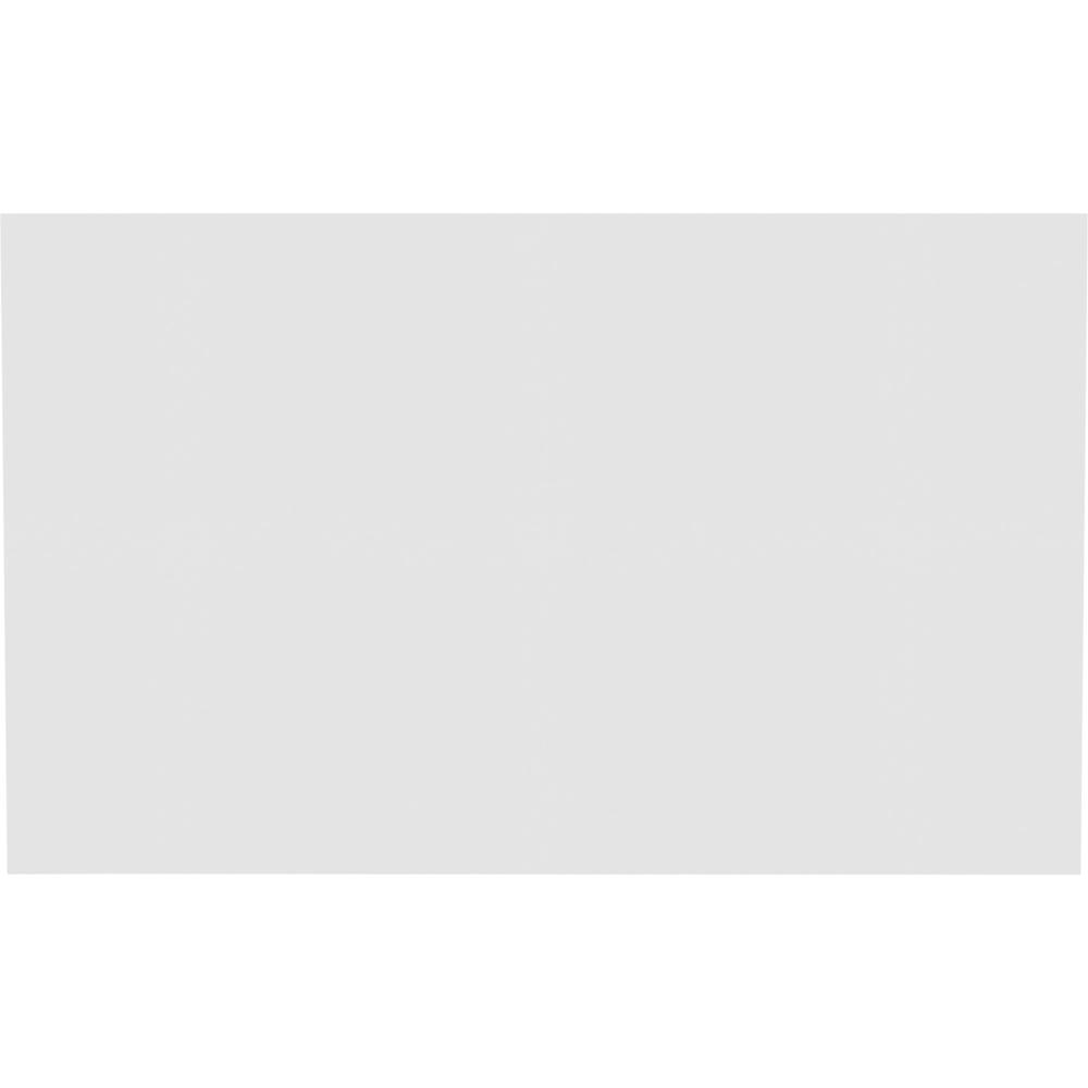 Lorell Adaptable Panel Divider - 24'' Width x 2'' Height x 37'' Depth - Aluminum, Acrylic - Frosted - 1 Each