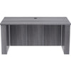 Lorell Essentials Series Sit-to-Stand Desk Shell - 0.1'' Top, 1'' Edge, 60'' x 29''49'' - Finish: Weathered Charcoal