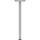Lorell Relevance Series Offset Square Leg - Powder Coated Silver Square Leg Base - 28.50'' Height x 7.87'' Width - Assembly Required - 1 Each