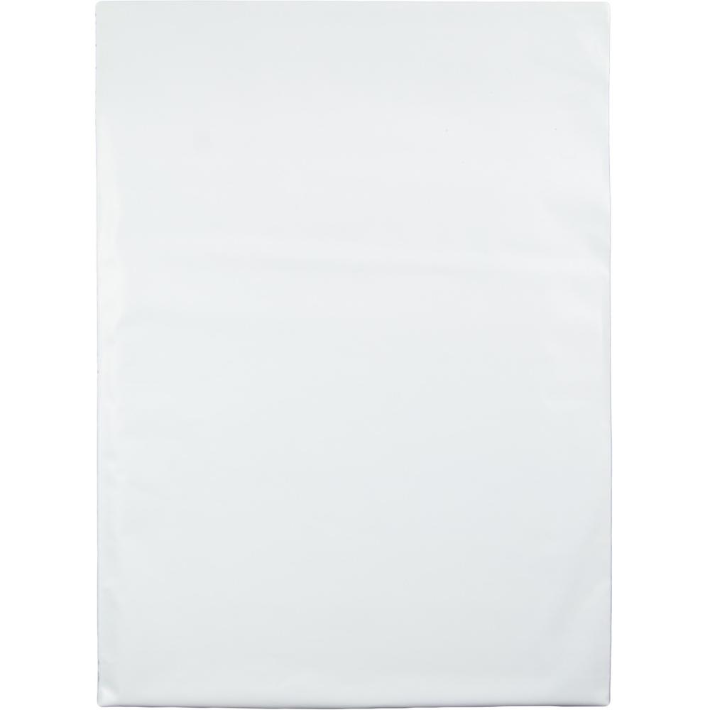 Quality Park White Poly Mailing Envelopes - Catalog - 14'' Width x 19'' Length - Self-sealing - Polyethylene - 100 / Pack - White