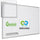 Low Profile Porcelain Marker Boards - 48'' (4 ft) Width x 96'' (8 ft) Height - MooreCo