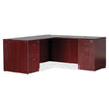 Lorell Essentials Rectangular Desk Shell - 70.9'' x 35.6'' x 1'' x 29.5'' - Finish: Laminate, Mahogany