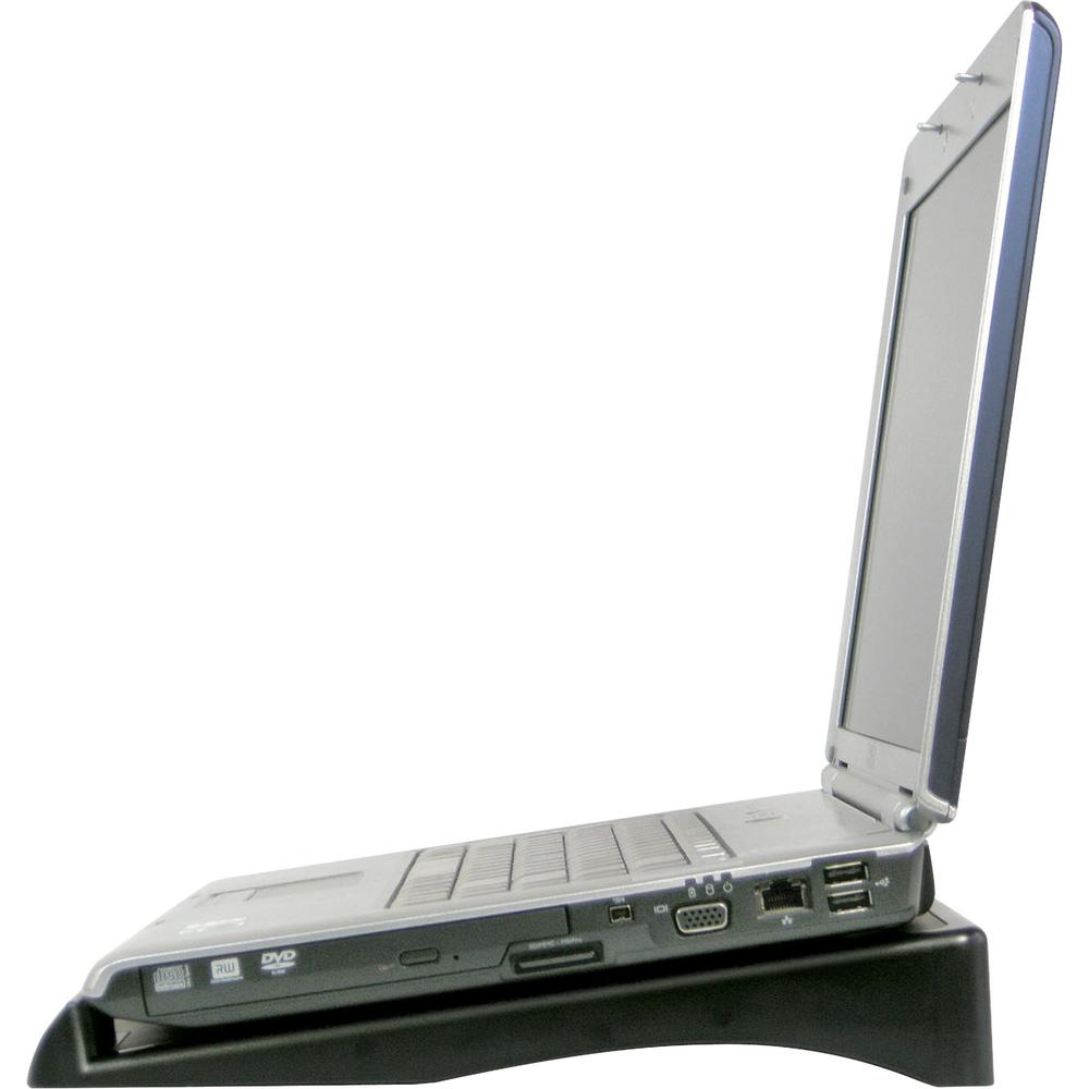 DAC Height and Angle Adjustable Laptop Stand - 2.6'' Height x 11.5'' Width x 13'' Depth - Black
