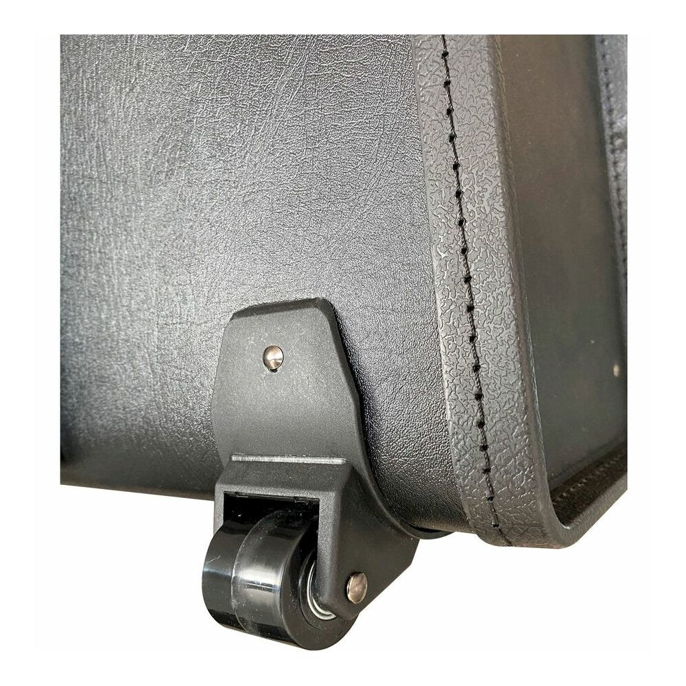 Lorell Travel/Luggage Case (Roller) Travel Essential, Book, File Folder - Black - Vinyl Body - Handle - 14'' Height x 22'' Width x 8'' Depth - 1 Each