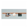 Lorell Cork Strip Bulletin Bars - 24'' Board Width - Cork Surface - Self-healing, Fade Resistant, Self-sealing - Anodized Aluminum Frame - 24 / Bundle