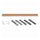 Lorell Cork Strip Bulletin Bars - 48'' Board Width - Cork Surface - Self-healing, Fade Resistant, Self-sealing - Anodized Aluminum Frame - 3 / Bundle