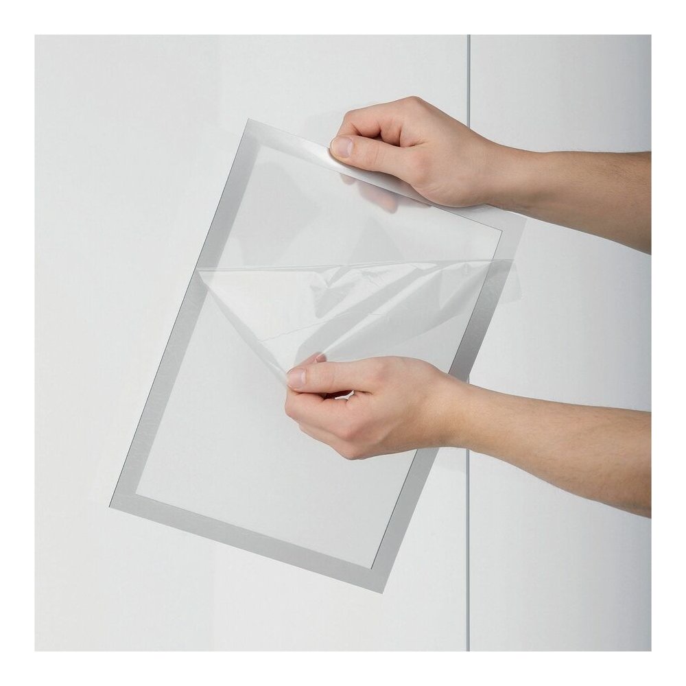 DURABLE The Infoframe - Glass-mountable, Window-mountable - Removable, Both Sides Display, Sturdy, UV Resistant, Heat Resistant, Repositionable - Information, Advertising - 2 / Pack - Durable