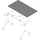 Lorell Training Tabletop - White Rectangle Top - 48'' Table Top Length x 24'' Table Top Width x 1'' Table Top ThicknessAssembly Required - Particleboard, Melamine Top Material - 1 Each