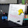 Flipside Dry-Erase Flip Easel - 12'' (1 ft) Width x 12'' (1 ft) Height - White Surface - Magnetic - 1 Each - Flipside Products
