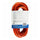 Compucessory Heavy-duty Indoor/Outdoor Extension Cord - 16 Gauge - 125 V AC / 13 A - Orange - 25 ft Cord Length - 1 Each