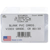SICURIX PVC ID Card - 2.12'' x 3.37'' Length - 100 - White