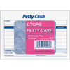 TOPS Received of Petty Cash Forms - 50 Sheet(s) - 5'' x 3.50'' Sheet Size - White - White Sheet(s) - 12 / Pack