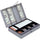 Sparco Steel Combination Lock Steel Cash Box - 6 Coin - Steel - Gray - 3.2'' Height x 11.5'' Width x 7.8'' Depth