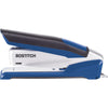 Bostitch InPower Spring-Powered Antimicrobial Desktop Stapler - 28 Sheets Capacity - 210 Staple Capacity - Full Strip - 1/4'' Staple Size - 1 Each - Blue, Silver
