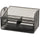 Safco Onyx Mesh Telephone Stand - 7'' Height x 11.8'' Width x 9.3'' DepthDesktop - Adjustable - Black - Steel - 1 Each