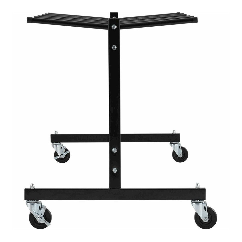 Lorell Folding Chair Dolly - 68'' Width x 30.75'' Depth x 35.75'' Height - Black Steel Frame - Black - For 42 Devices - 1 Each