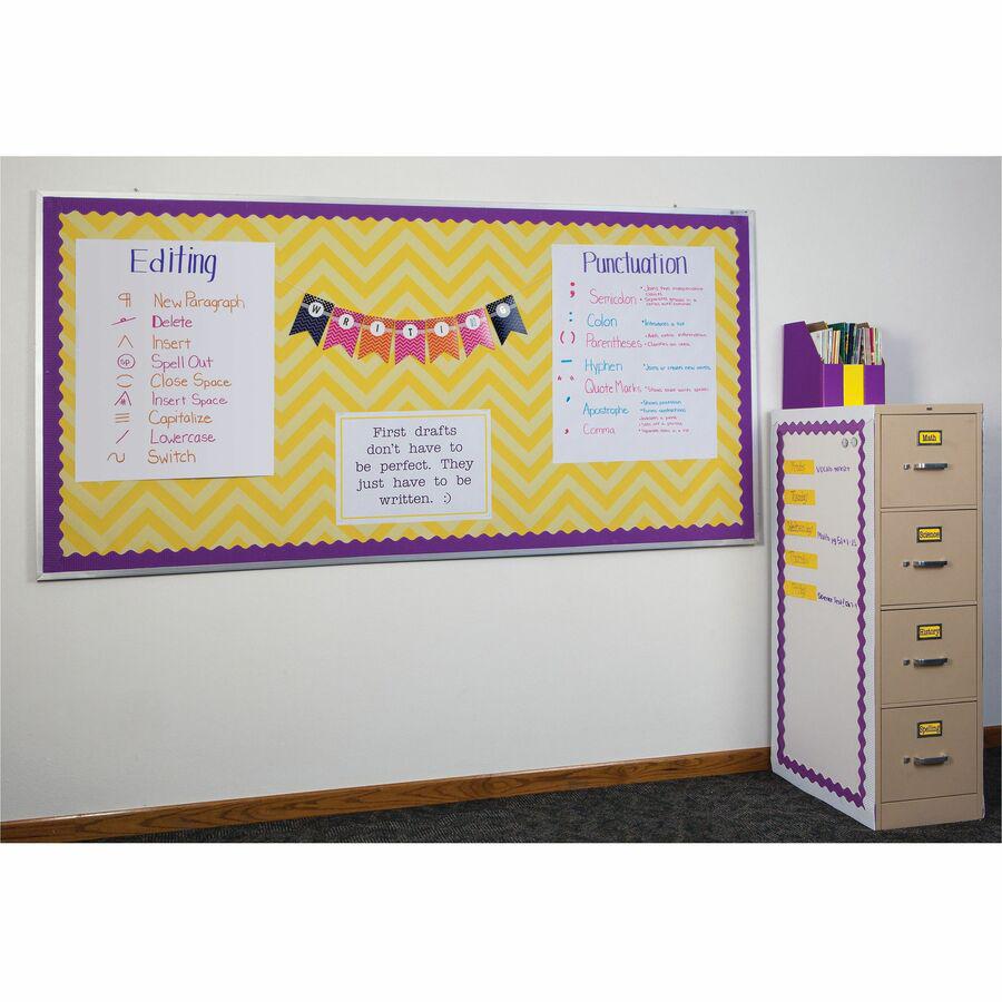 Pacon Heavy-duty Anchor Chart Paper - 25 Sheets - Plain - Unruled - 27'' x 34'' - White Paper - Heavy Duty, Resist Bleed-through, Recyclable, Built-in Carry Handle - 4 / Carton
