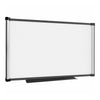 Lorell Magnetic Dry-erase Board - 36'' (3 ft) Width x 24'' (2 ft) Height - Aluminum Steel Frame - Rectangle - Magnetic - Marker Tray - 1 Each