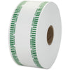 PAP-R Color-coded Coin Machine Wrappers - 1000 ft Length - 1900 Wrap(s)Total $5.0 in 50 Coins of 10¢ Denomination - 15 lb Basis Weight - Kraft - Green, White - 1900 / Roll