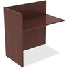 Lorell Essentials Series Reception Return - 0.1'' Edge, 42'' x 24''41.5'' - Finish: Mahogany Laminate