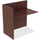 Lorell Essentials Series Reception Return - 0.1'' Edge, 42'' x 24''41.5'' - Finish: Mahogany Laminate