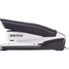 Bostitch InPower Spring-Powered Antimicrobial Desktop Stapler - Staples Upto 28 Sheet - Holds Upto 210 Staple - Full Strip - 4.50'' Throat Depth - Silver, Black - Rubber, Die-cast Metal, Metal - 1 Each