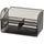 Safco Onyx Mesh Telephone Stand - 7'' Height x 11.8'' Width x 9.3'' DepthDesktop - Adjustable - Black - Steel - 1 Each