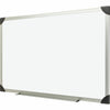 Lorell Dry-erase Board - 36'' (3 ft) Width x 24'' (2 ft) Height - White Styrene Surface - Aluminum Frame - Ghost Resistant, Scratch Resistant - 1 Each