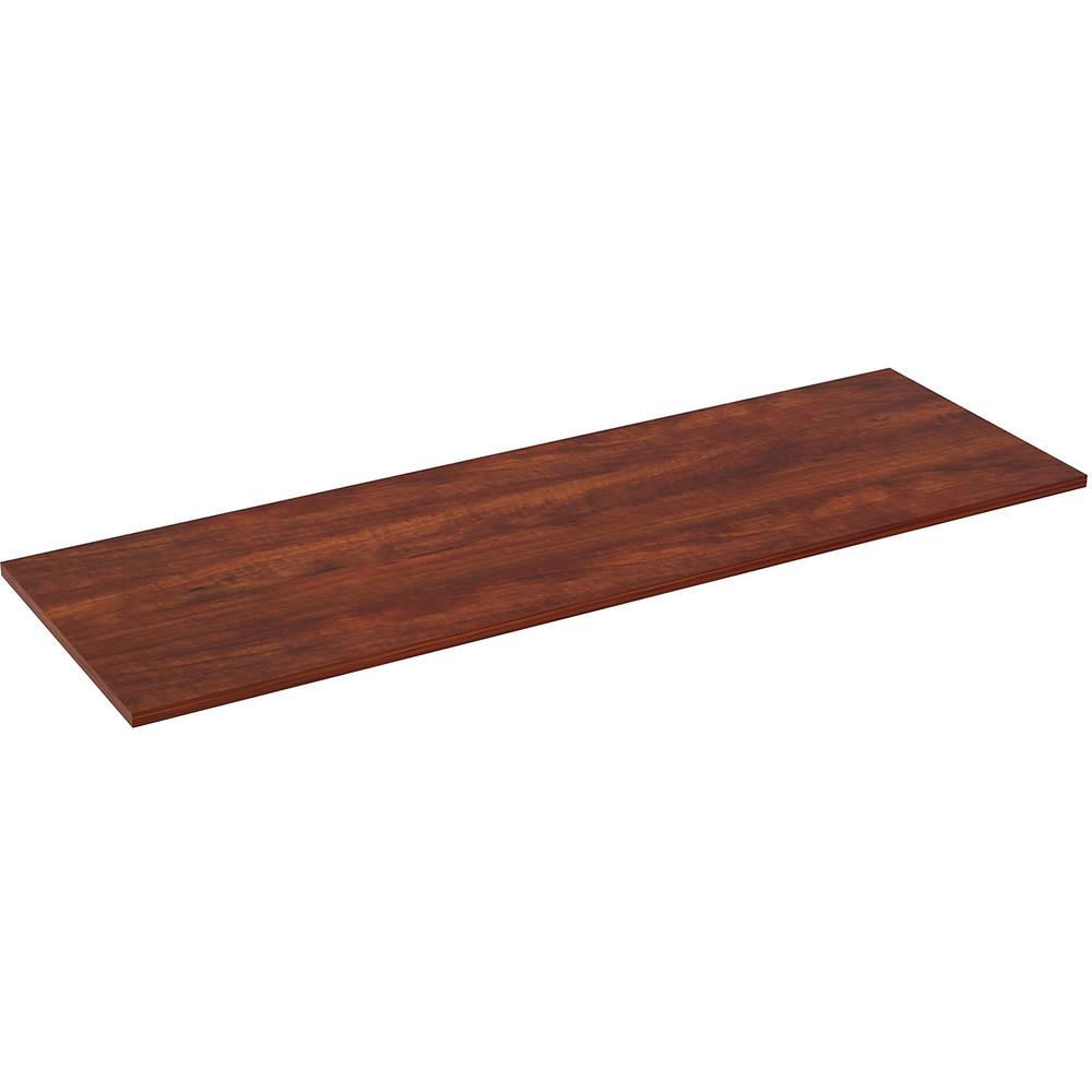 Lorell Training Tabletop - Cherry Rectangle, Laminated Top - Adjustable Height - 72'' Table Top Width x 24'' Table Top Depth x 1'' Table Top Thickness - Assembly Required - 1 Each