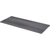 Lorell Relevance Series Charcoal Laminate Office Furniture - 72'' x 30'' Table Top - Straight Edge - Material: Polyvinyl Chloride (PVC) Edge - Finish: Charcoal, Laminate
