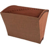 Business Source Letter Recycled Expanding File - 8 1/2'' x 11'' - 21 Pocket(s) - Brown - 30% Recycled - 1 Each
