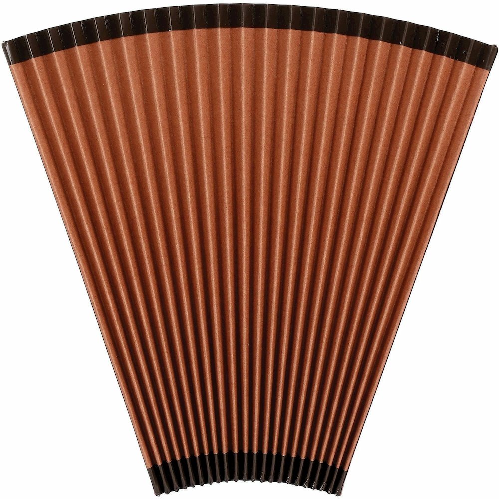 Business Source Legal Recycled Expanding File - 8 1/2'' x 14'' - 21 Pocket - Brown - 30% Recycled - 1 Each
