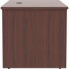 Lorell Essentials Series Sit-to-Stand Desk Shell - 0.1'' Top, 1'' Edge, 72'' x 29''49'' - Finish: Mahogany - Laminate Table Top