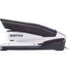 Bostitch InPower Spring-Powered Antimicrobial Desktop Stapler - Staples Upto 28 Sheet - Holds Upto 210 Staple - Full Strip - 4.50'' Throat Depth - Silver, Black - Rubber, Die-cast Metal, Metal - 1 Each
