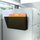 Deflecto Magnetic DocuPocket - 7'' Height x 13'' Width x 4'' Depth - Smoke - Plastic - 1 Each - deflecto