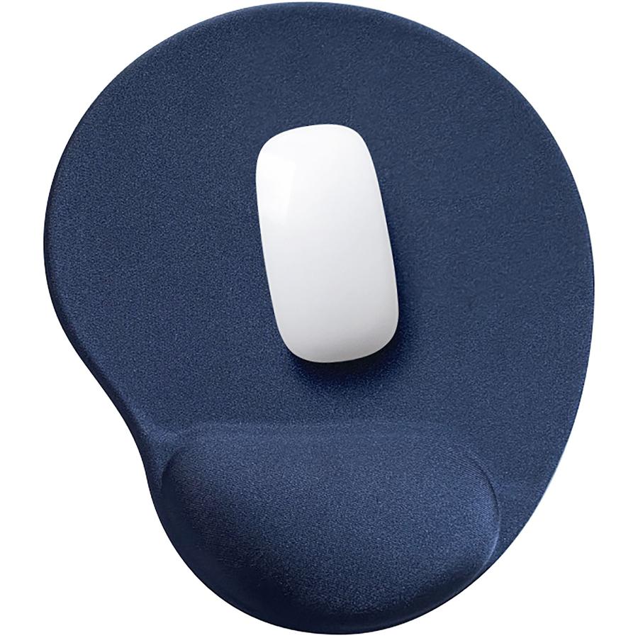 Compucessory Gel Mouse Pads - 9'' x 10'' x 1'' Dimension - Blue - Gel - 1 Pack