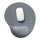 Compucessory Gel Mouse Pads - 9'' Height x 10'' Width x 1'' Depth - Gray - Gel - 1 Each