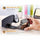 Bostitch Personal Electric Pencil Sharpener - Desktop - 1 Hole(s) - Helical - 4'' Height x 3.5'' Width x 5'' Depth - Black, Silver - 1 Each