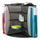 Safco Onyx Mesh Corner Organizer - 13'' Height x 15'' Width x 11'' Depth - Desktop - Black - Steel - 1 Each